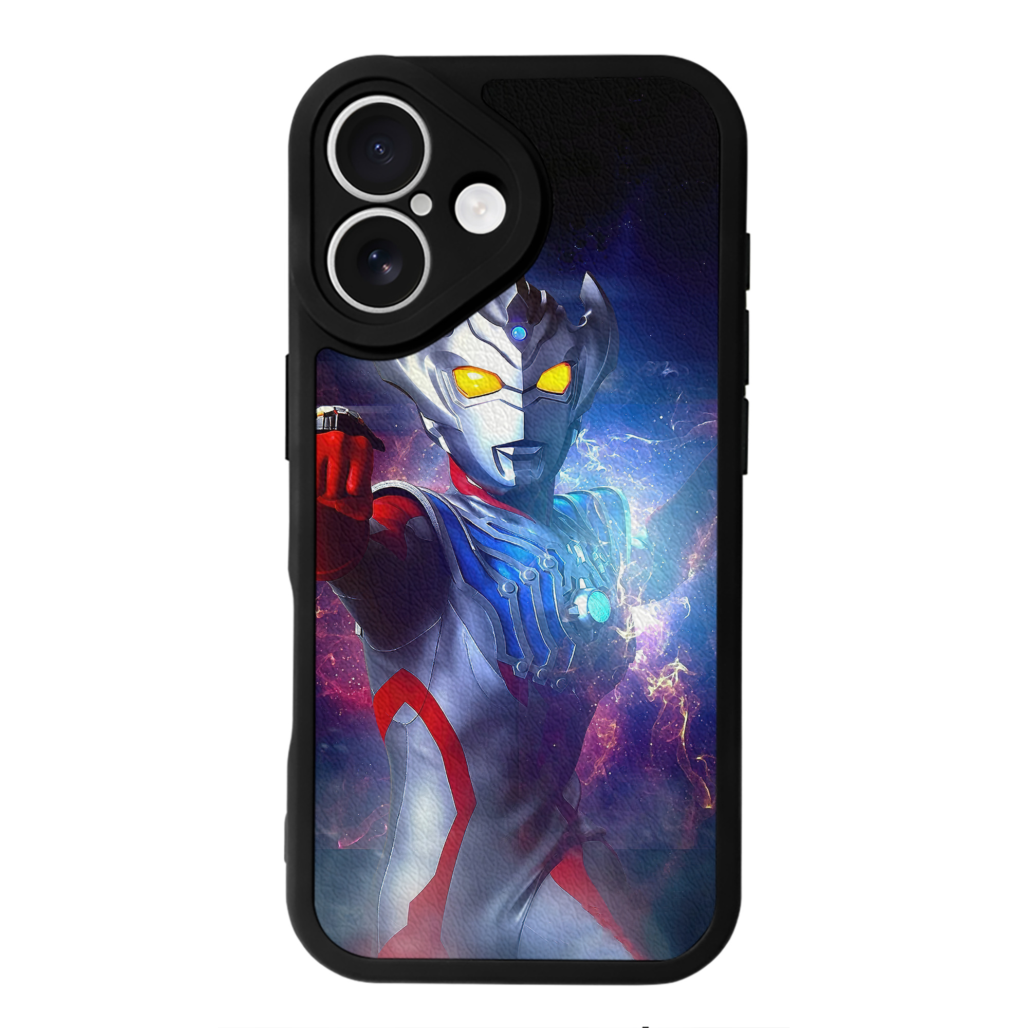 （画像用） ウルトラマン Ultraman 【iPhone 16シリーズ対応】シリコンスマホケース（レザー調） 材質：シリコン